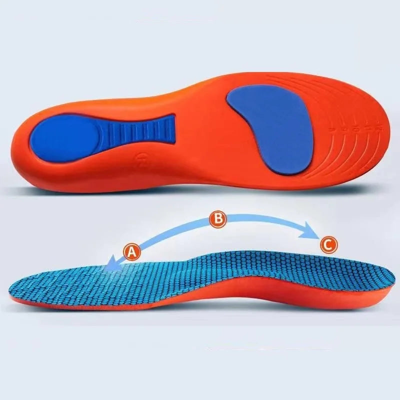 Semelles orthopédiques pour hommes, semelle confortable, semelles intérieures à coussin orthopédique pour chaussures, semelle de croissance